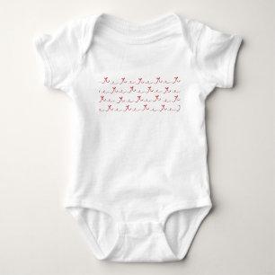 Body bébé à noeud rouge – Cadeau mignon pour Baby 
