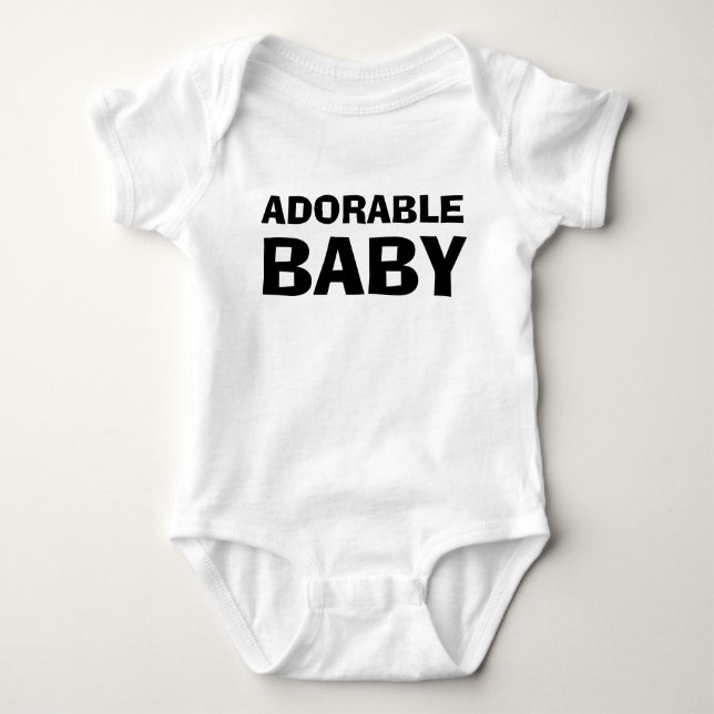 Body Bébé adorable (Devant)