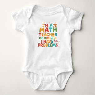 Body Bébé adorable avec design mathématique ludique