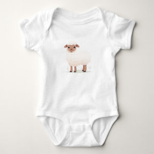 Body bébé agneau mignon animal de ferme