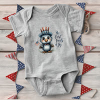 Bébé Aigle Mignon Quatre Juillet