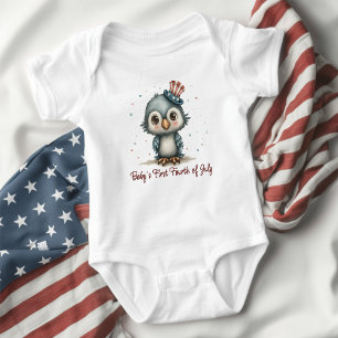 Body Bébé aigle patriotique 4 juillet