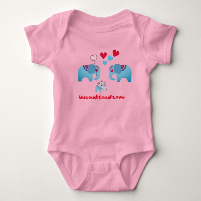 Body bébé Amour Inconditionnel (Devant)