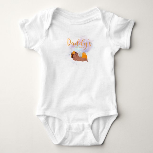 Body bébé ange de papa  (Devant)