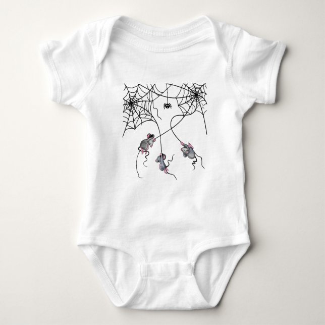 Body bébé avec souris joyeuses (Devant)
