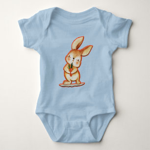 Body Bébé Bébé Bleu Unisex de Pâques
