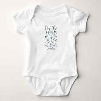 Body Bébé blanc petit frère nouveau personnalisé
