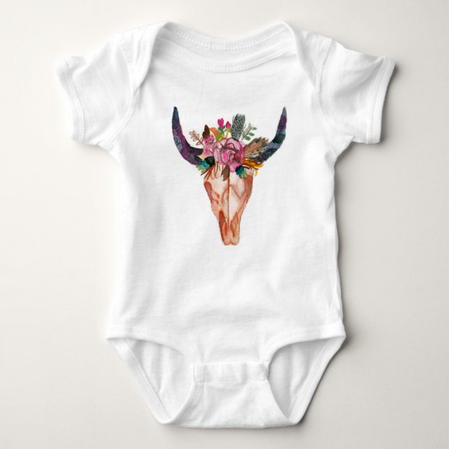 Body Bébé Boho Longhorn (Devant)