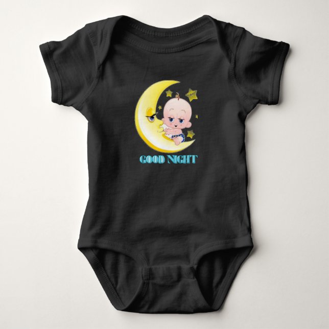 Body bébé Bonne Nuit. (Devant)