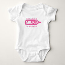 Bébé Bouteille Maison Blanc Bodysuit Funny Chemise