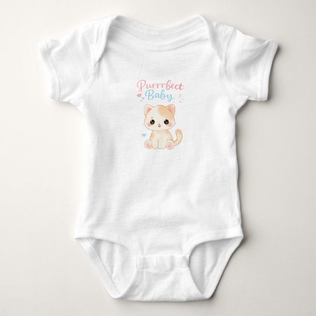 Body bébé chat parfait (Devant)