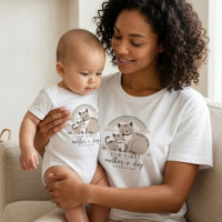 Bébé Chat Premier Jour de la Fête des Mères Arc-en