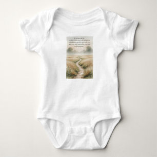 Body bébé chrétien Romains 8:28 Verset de la Bible