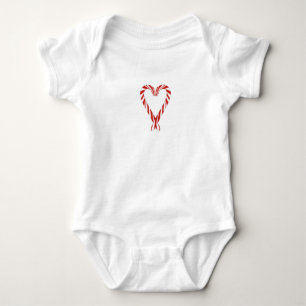 Body bébé cœur en canne à sucre