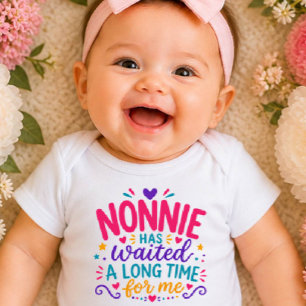 Body bébé coloré Nonnie a attendu