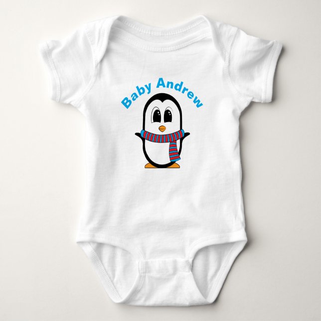 Body Bébé Creeper pingouin mignon (Devant)