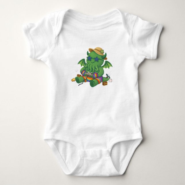 Body Bébé Cthulhu Joueur (Devant)