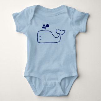BODY BÉBÉ DE BALEINE HEUREUX