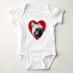 Body Bébé de bouledogue français d'amour