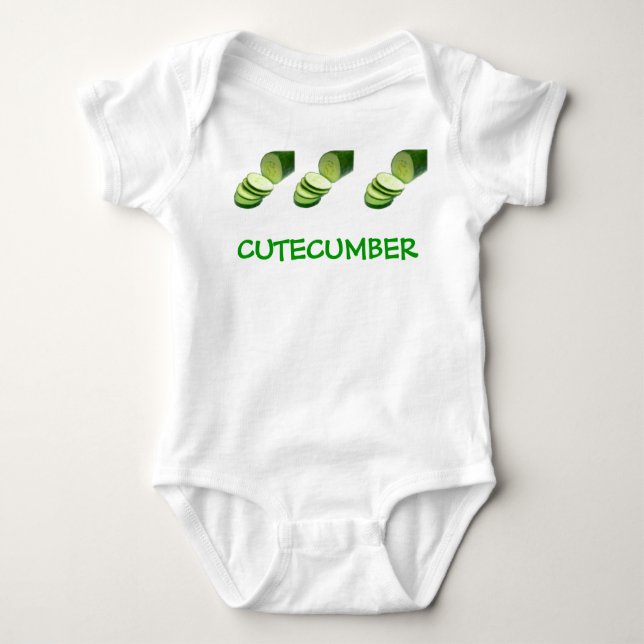 BODY BÉBÉ DE CONCOMBRE DE CUTECUMBER (Devant)