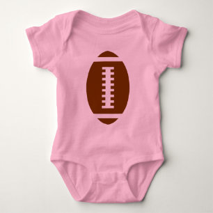 Body BÉBÉ DE FOOTBALL rose   Graphique de football avan