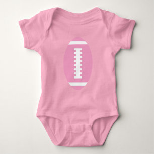 Body BÉBÉ DE FOOTBALL rose   Graphique de football rose