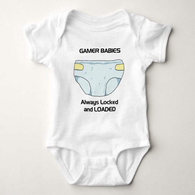 Body Bébé de Gamer (Devant)