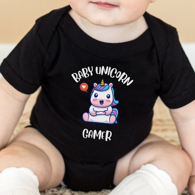 Body Bébé de jeu - Bébé licorne gamer (Créateur téléchargé)