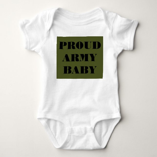 Body Bébé de l'Armée Fière de Creeper (Devant)