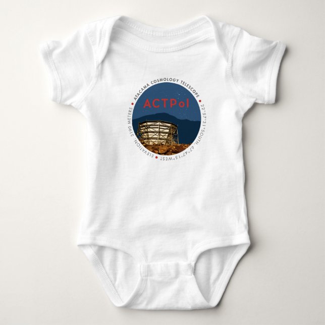 Body Bébé de logo de ciel d'ACTPol (Devant)
