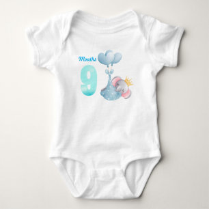 Body bébé de neuf mois