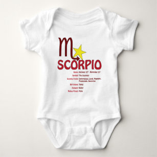 Body Bébé de traits de Scorpion