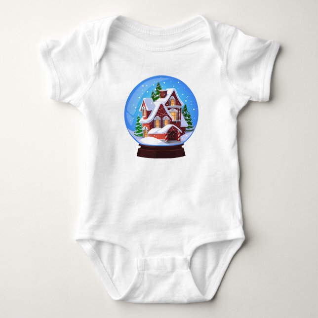 Body bébé Design Noël et hiver (Devant)