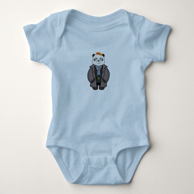 Body bébé design Panda Mignon (Devant)