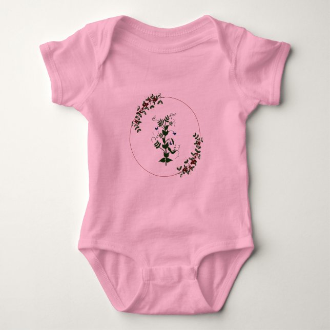 Body Bébé d'été Mignon Plante (Devant)