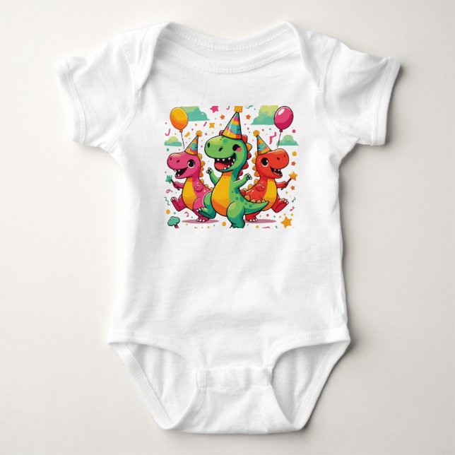 Body Bébé Dinosaure (Devant)