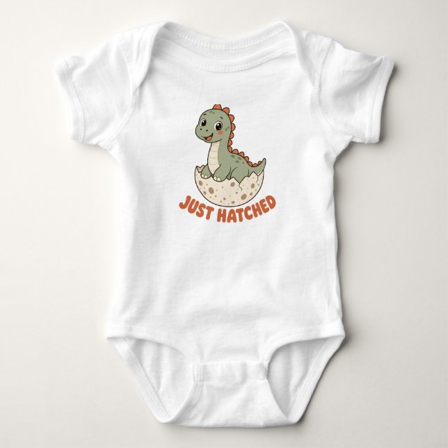 Body Bébé Dinosaure Tout Juste Éclos (Devant)