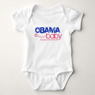 Body Bébé d'Obama - Barack pour Prez 08 - customisé