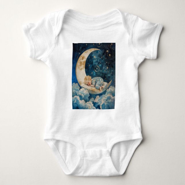 Body Bébé dormant sur la Lune (Devant)