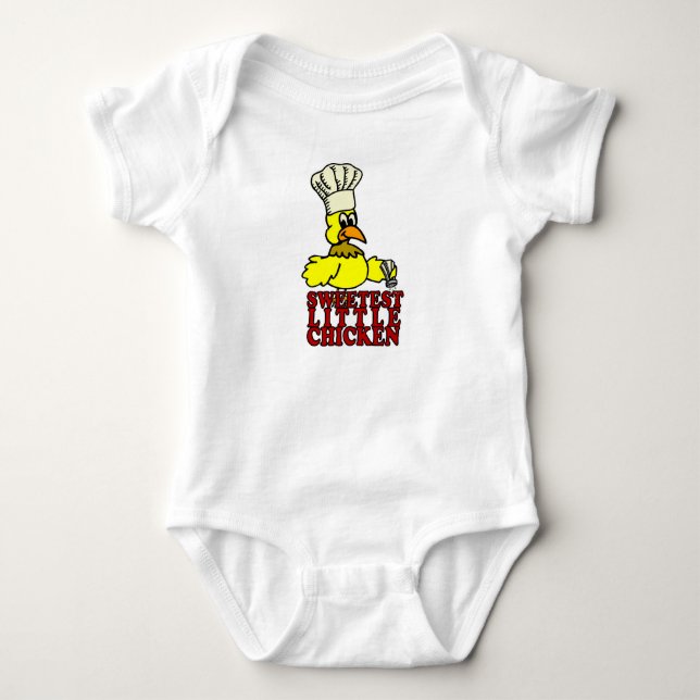 Body Bébé doux de BBQ de poulet (Devant)