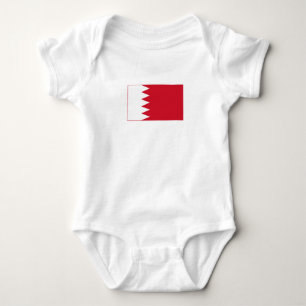 Body bébé drapeau patriotique de Bahreïn