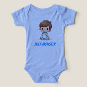 Body bébé drôle Monstre de Lait Mignon Biberon Inf