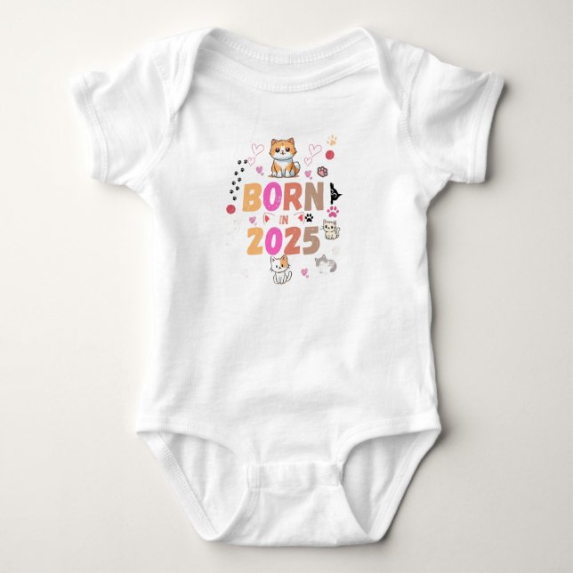Body bébé drôle, Nouveau-né bébé (Devant)