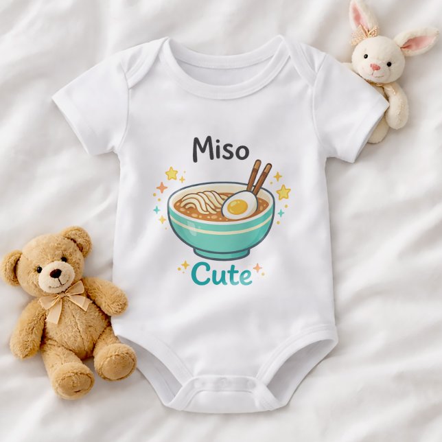Body bébé drôle Ramen Miso Mignon (Créateur téléchargé)