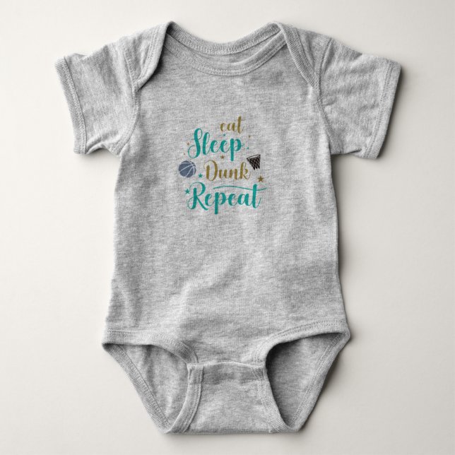 Body bébé drôle Routine - Manger Dormir Boire (Devant)