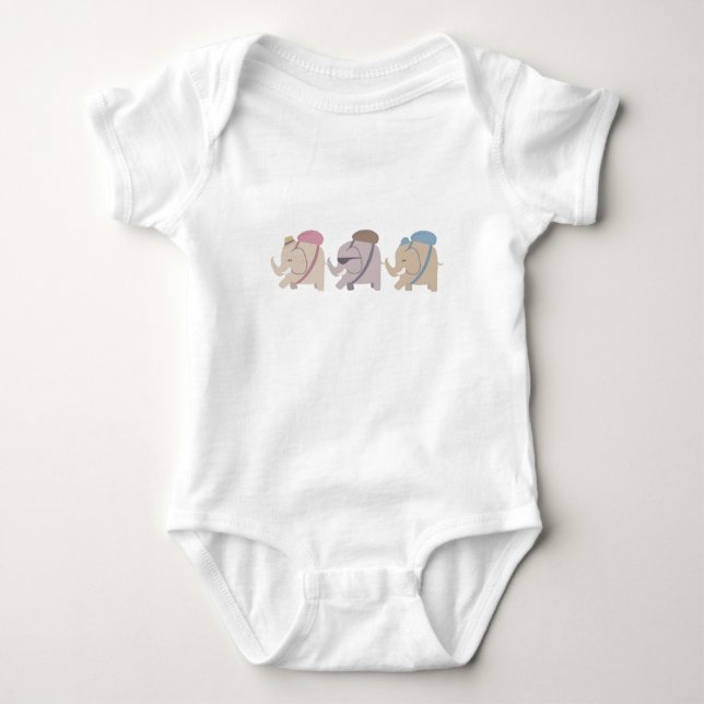 body bébé éléphant amis (Devant)