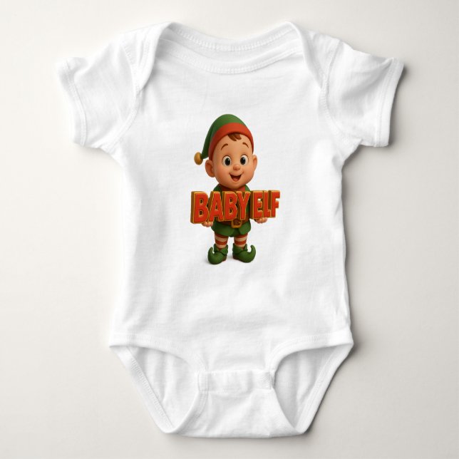 Body Bébé Elfe - Édition de Noël (Devant)