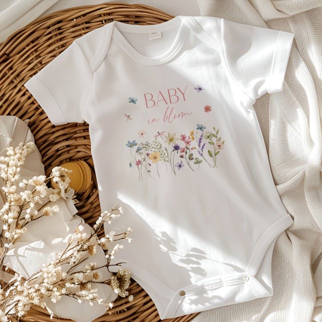 Body Bébé en Fleur Fête de Bébé aux Fleurs Sauvages  (Créateur téléchargé)