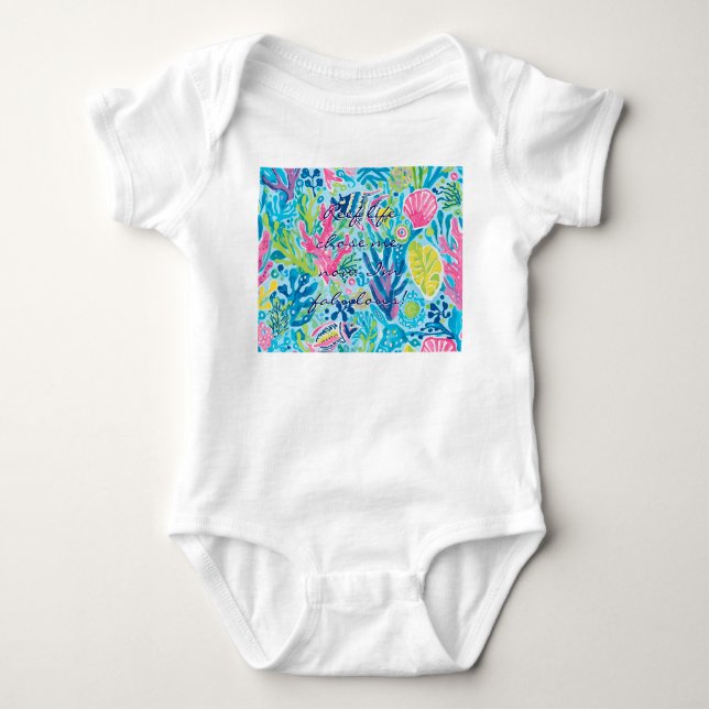 Body bébé en jersey à motif graphique élégant (Devant)