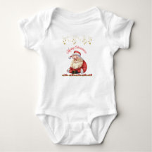 Body bébé en jersey - Body bébé à motif de Noël 